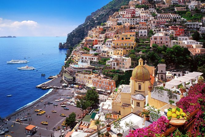 Amalfi Coast Full Day Private Tour from Positano - Praiano’s 1-hour break: romantic sunsets and two famous beach names
