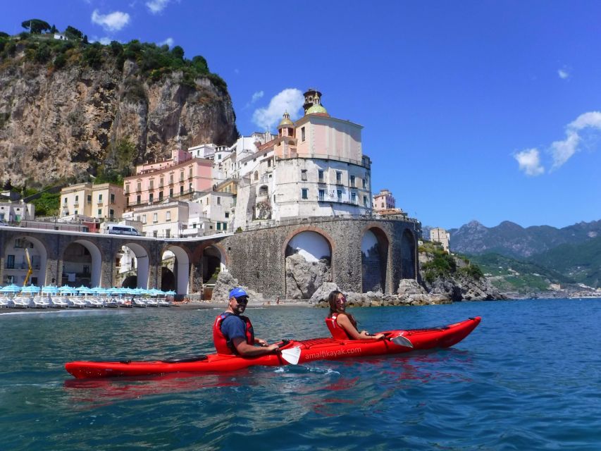 Amalfi Coast: Kayak Tour with Snorkeling and Grottoes Visit - Conca dei Marini: Movie-Worthy Sea Views and Famous Landmarks