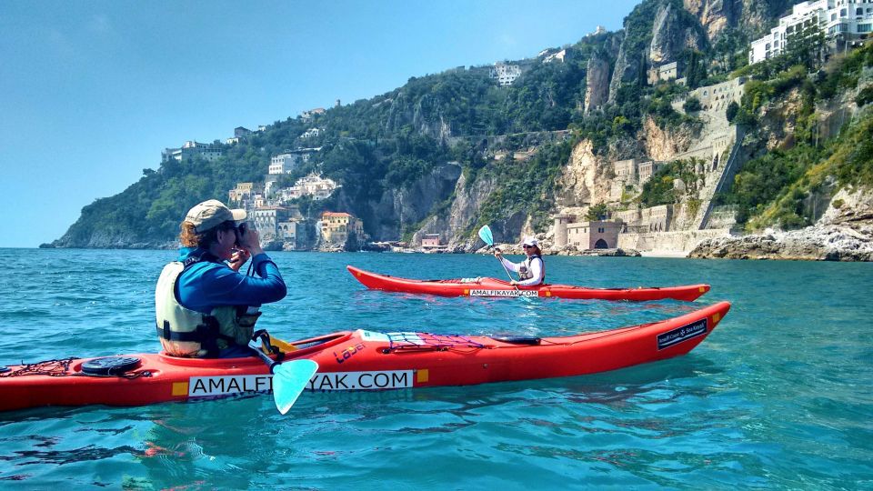 Amalfi Coast: Kayak Tour with Snorkeling and Grottoes Visit - Runghetiello Grotto and Sea-Only Beaches for Snorkeling