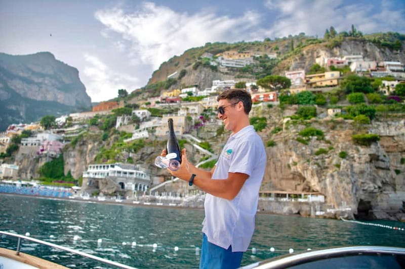 Amalfi Coast Private Sunset Cruise - On-board comfort: shower, electric WC, towels, and life jackets