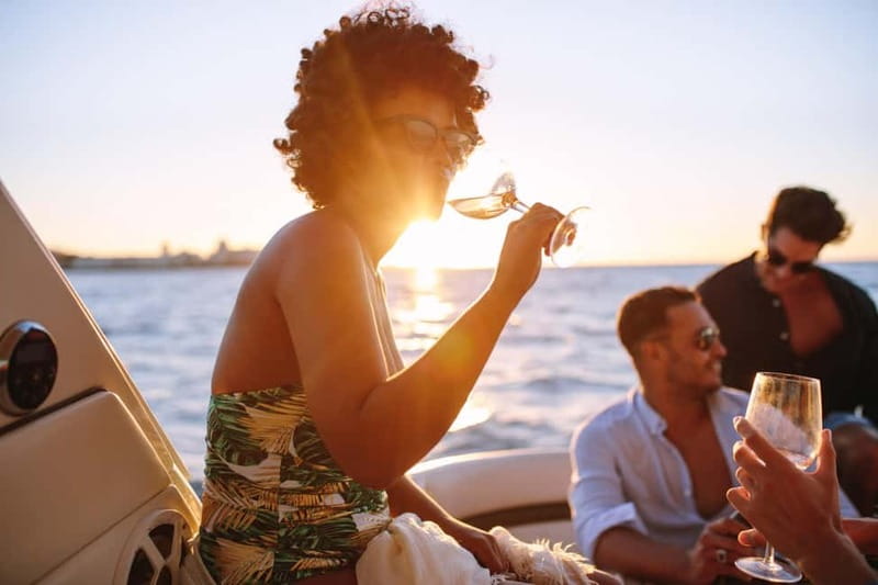Amalfi Coast Shared Sunset Cruise: Swim, Drinks & Views - Sunset on the Amalfi Coast from Sea Horse Luxury Boat