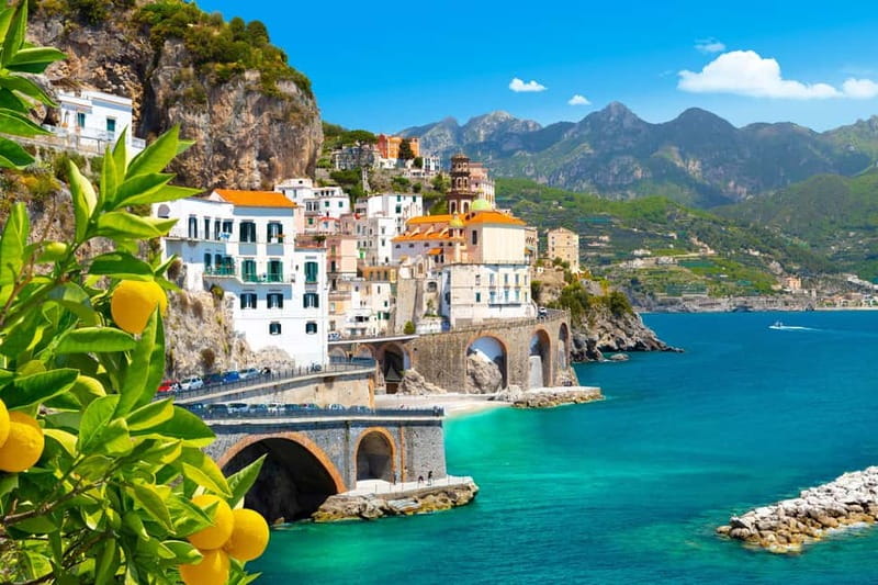 Amalfi Coast Shared Sunset Cruise: Swim, Drinks & Views - Praiano: local snacks, drinks, and the swim moment