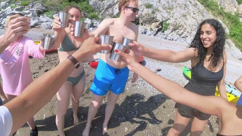 Amalfi: Kayak/Snorkel Tour to Pandora Cave with Lemon Spritz - Dead Horse Beach: lemon spritz, swimming, and snorkeling