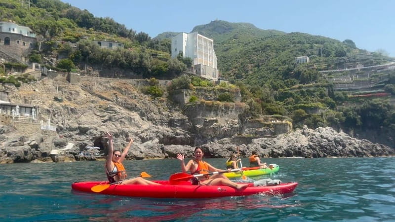 Amalfi: Kayak/Snorkel Tour to Pandora Cave with Lemon Spritz - Value check: is $58.93 a good deal?