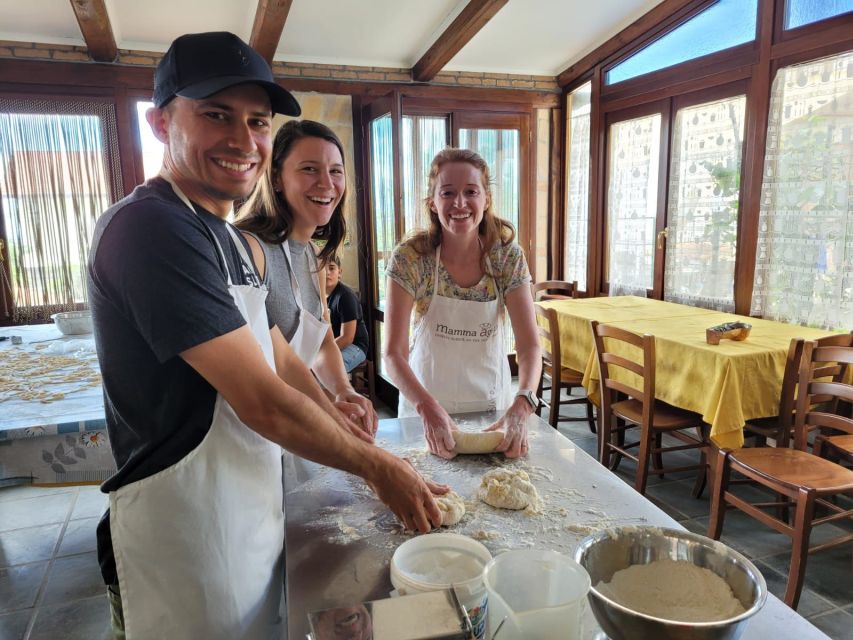 Amalfi: Make tagliatelle, mozzarella and tiramisù - Making Tagliatelle With Garden Ingredients