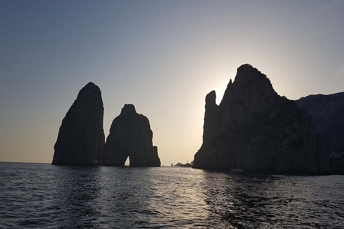 Boat tour of Capri (tour classes 2 hours ) - Small Marina, English Forts, and the Tip Carena Lighthouse