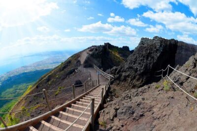 Campania Express Train Pompeii Tour with Vesuvius or Winery - Where the day starts in Sorrento and how the voucher works