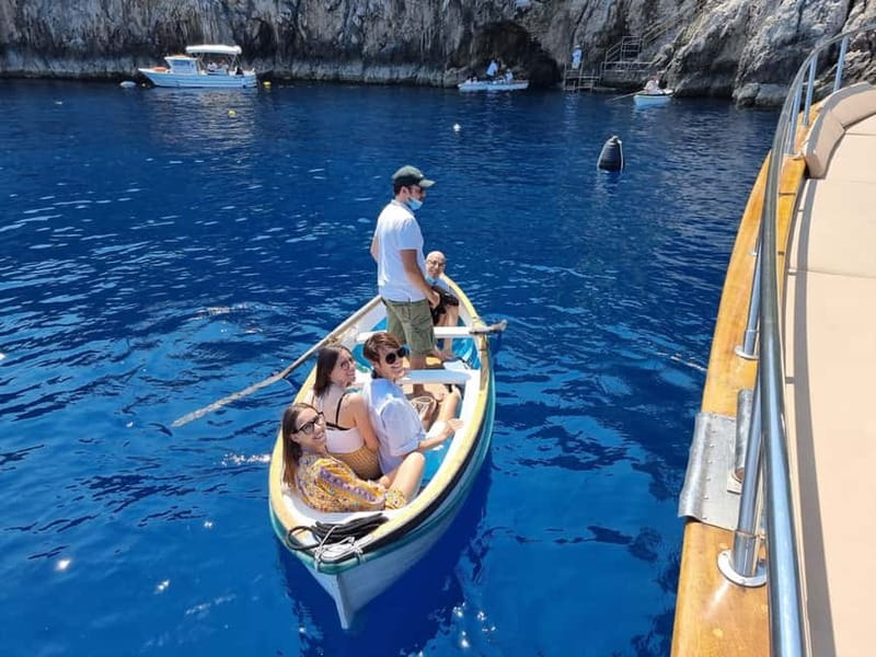 Capri and Blue Grotto Day Tour From Sorrento with 8 People - Key highlights to know before you go