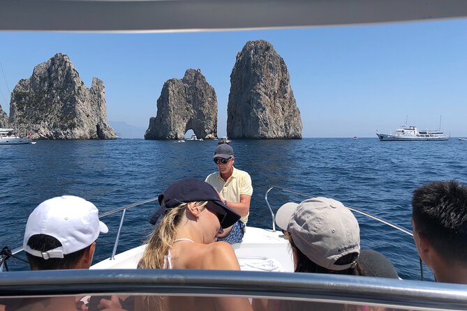 Capri Boat Tour from Sorrento - Marina Piccola Swim Time and Green Grotto Areas