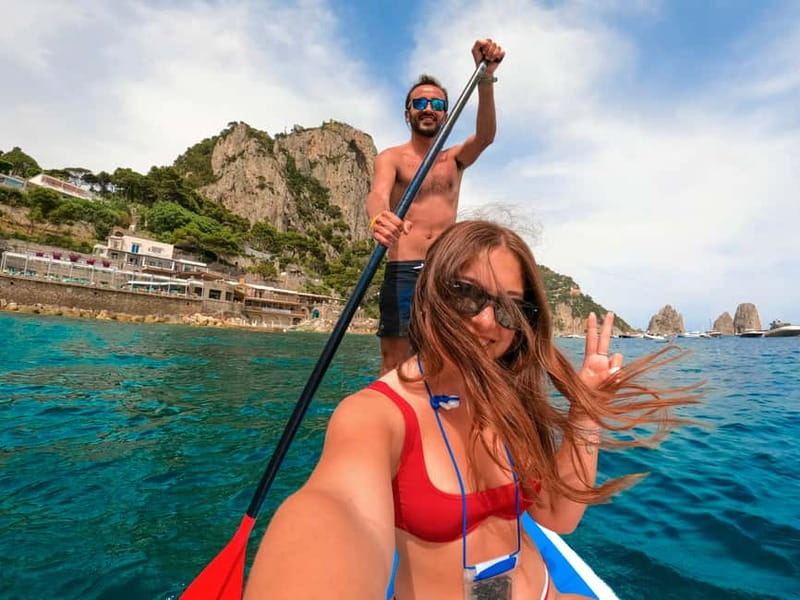 Capri: Caves and Beaches Paddle Board Tour. Photos included - The Secret Stops: Quiet Beaches You Can Actually Reach