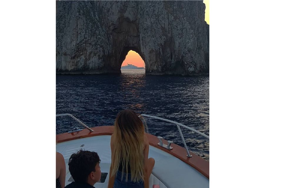 Capri: Day & Night Boat Tour - Swim Stop and On-Deck Relaxing with Snacks and Drinks