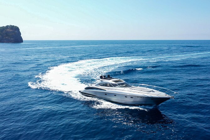 Capri: discover the beauties of the island aboard a Luxury Boat - Sailing the Coastline: Li Galli, Faraglioni, and Punta Carena From the Water