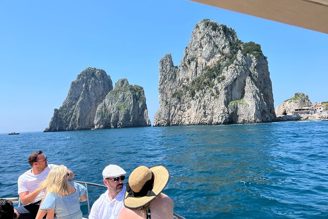 Capri Exclusive Premium Semi-Private Luxury Tour - Aperitif at Punta Ventroso and close-up Faraglioni photos