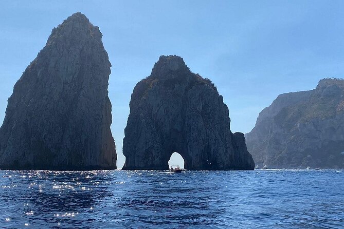 Capri Half Day Private Boat Tour from Capri (4 hours)+Blue Grotto - Emperor Augustus vibes: seeing Capri with a different story