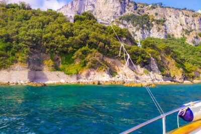 Capri Half Day Private Boat Tour from Capri (4 hours)+Blue Grotto - From Porto Turistico di Capri: your half-day starts with coastline views