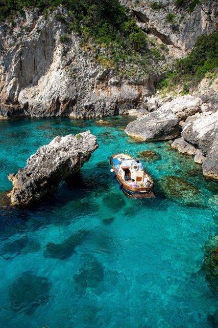 Capri: Half-Day Private Customizable Cruise with Snorkeling - The Boat Experience: Comfort for a Small Group (Up to Four)