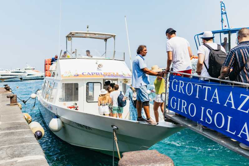 Capri: Island Boat Tour and Optional Blue Grotto Visit - Comfort Tips: Sun, Waves, and Where to Sit