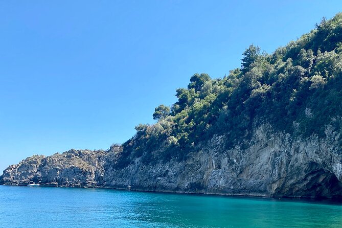 Capri & Nerano Bay Private Boat Tour from Sorrento,Positano,Capri - Nerano Bay Stops: Marina del Cantone, “Spaghetti alla Nerano,” and More Swim Time