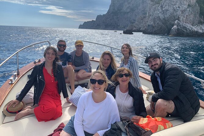 Capri-Positano Private Boat Tour from Sorrento,Positano or Capri - Capri on foot: Piazzetta, Via Camerelle, Augustus’ Gardens, and Marina Grande time