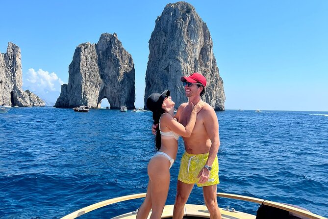 Capri Premium Boat Tour and City Visit Free Bar and Aperitif - The 7–8 hour rhythm: stops, swims, and an island window