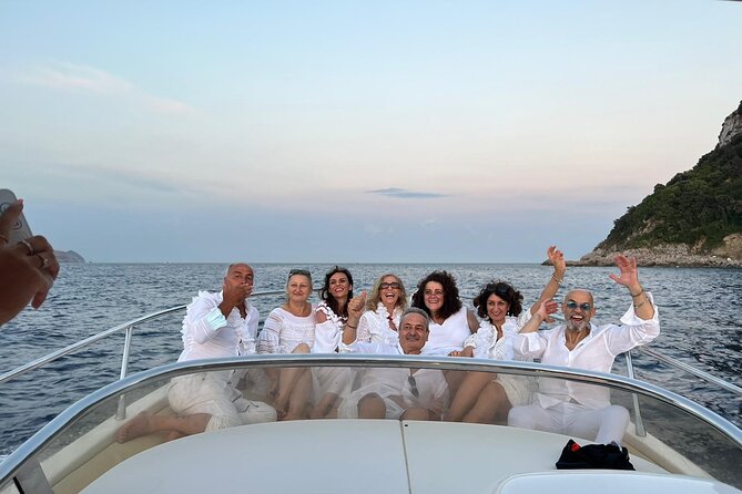Capri Premium Private Boat Tour + City Visit - Villa Jovis Cliff Legend and the Scugnizzo Statue Moment