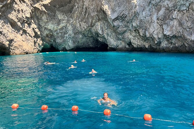 Capri Private all inclusive Boat Tour with City Exploration - Grotto Time: Blue, Green, Saints, White, and Red