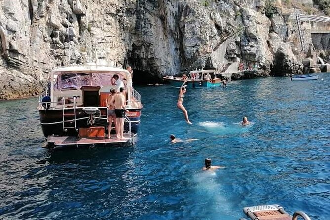 Capri Private Boat Excursion from Positano - Nerano swim on the return: squeezing in one more sea moment