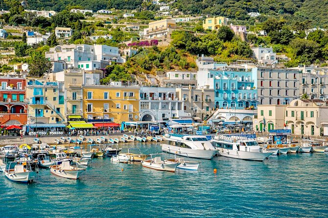 Capri Private Boat Excursion with Faraglioni and Blue Grotto - Marina Grande dock time: exploring Capri on your own (no guide)