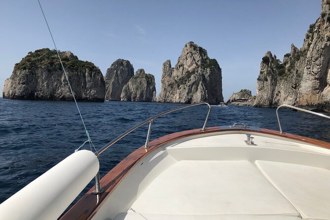 Capri Private Boat Tour from Capri (3 Hours) with Blue Grotto - From Porto Turistico to Faraglioni: the coast in one clean arc