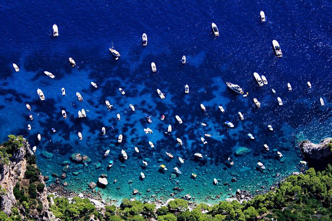 Capri Private Boat Tour from Sorrento, Positano or Naples - Yacht Klase 50 - Capri’s grottos: White, Marvellous, Green, and optional Blue