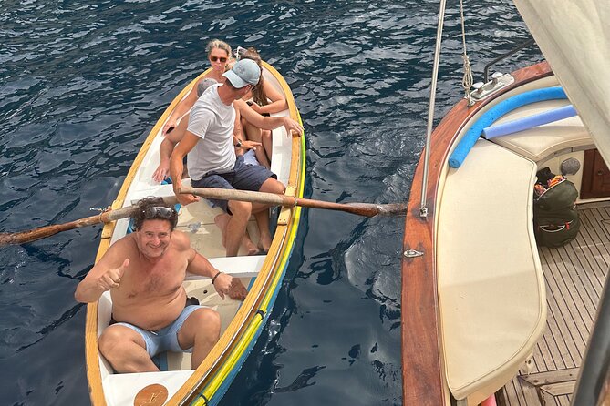 Capri Private Boat Tour from Sorrento - Premium 28ft Boat - White Grotta and Green Grotta: grotto light effects, no long waits