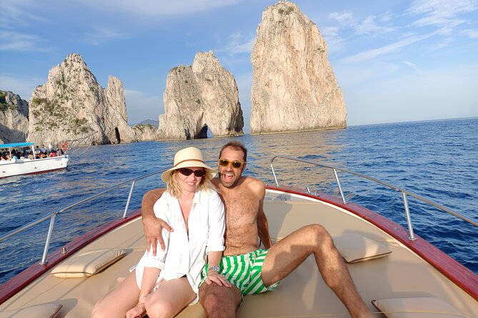 Capri Samba Boat Tour, Sail in Style by Boat. - I Faraglioni: Capri’s icon, plus a dedicated photo window