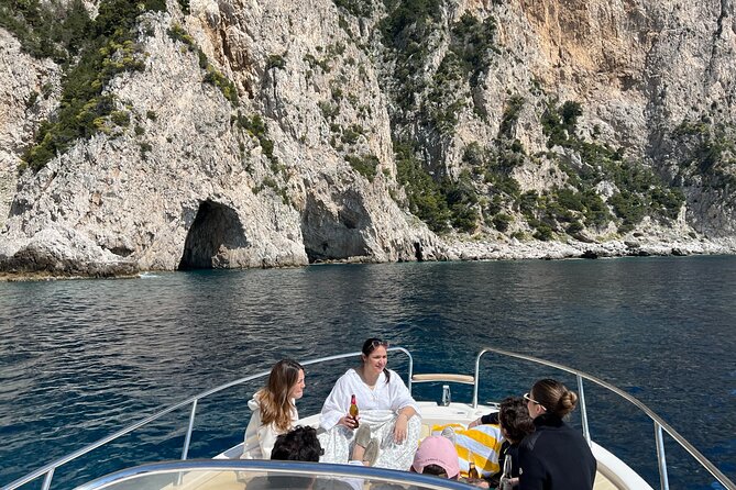 Capri Secret Corners Semi-Private Boat Tour with Local Captain - Punta Carena lighthouse at sunset: one of the calmest stretches