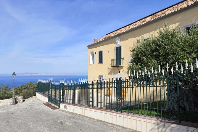 Car Tour admiring Capri and visiting Positano - Return Drive: Views Toward Vesuvius at Ripa di Cassano and Belvedere della Marinella