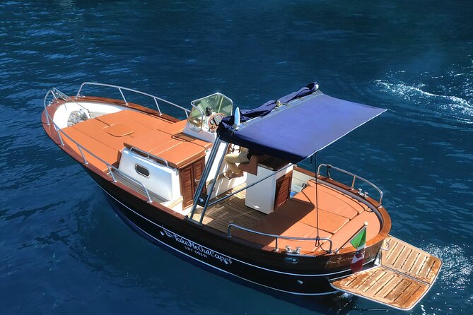 complete tour of the island of Capri by private boat - Stop 5: Marina Piccola calm water for swimming and seabed snorkeling