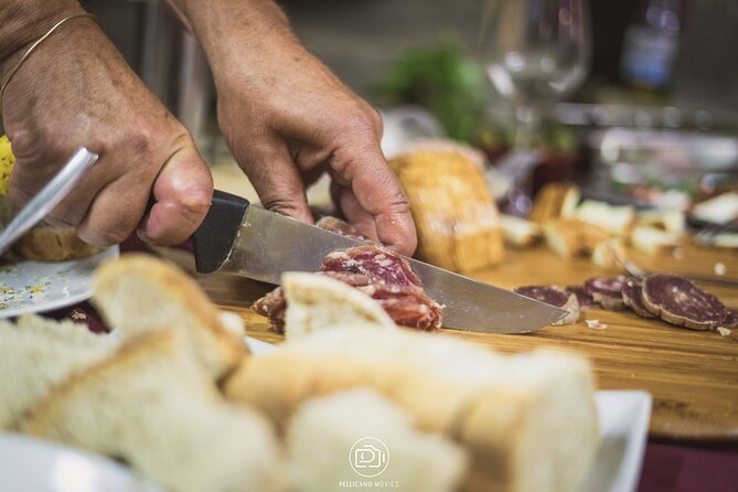 Cortecorbo Irpinia-wines: tour of the vineyards- Cooking class- wine tasting - The Lunch Spread: Six Wines, Local Cheese, Salumi, and Meat