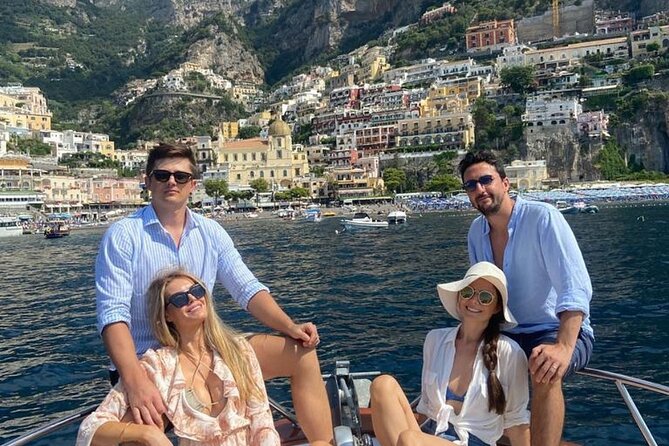 Day on a private boat on the Amalfi Coast - Sorrento Coast coves first: the day starts with swimming