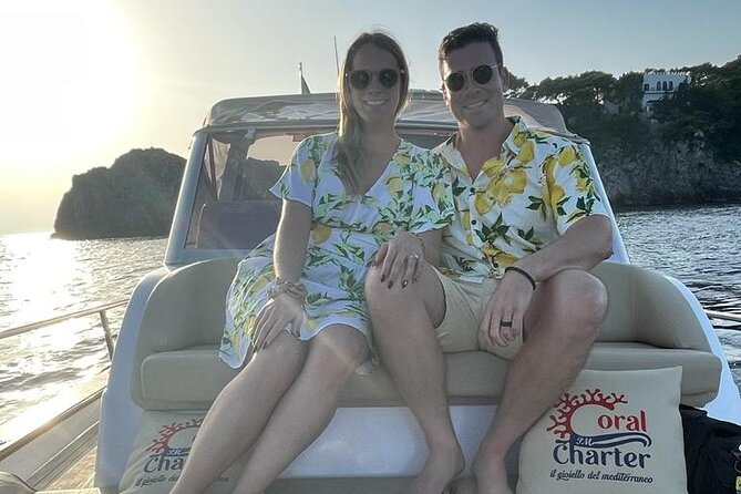 Day on a private boat on the Amalfi Coast - Punta Campanella views and Capri connection