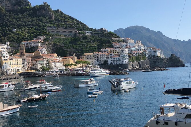 Exclusive Private Tour: Explore Pompeii and the Amalfi Coast - Sorrento: Cliff Views, Narrow Lanes, and Vesuvius in the Background