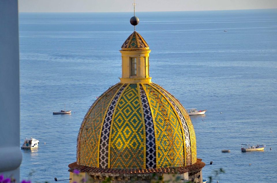 From Amalfi: 7H Amalfi Coast - Group Tour by boat - La Gavitella in Praiano: optional lunch with sea views