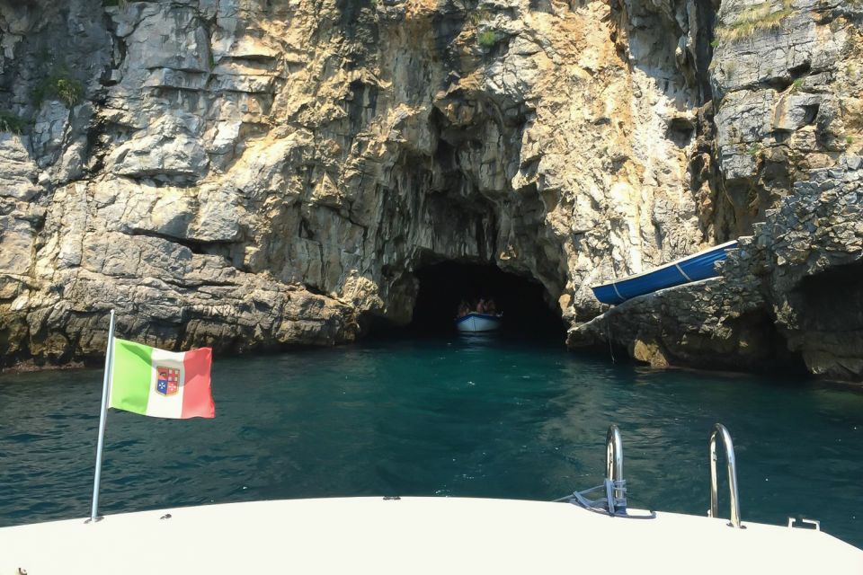 From Amalfi: Amalfi Coast 6-Hour Private Grottoes Boat Trip - Grotta Pandora, Marmorata, and the cave chain from the water