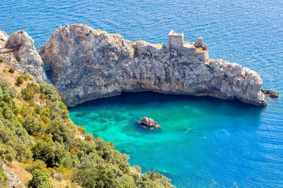 From Amalfi: Amalfi Coast 6-Hour Private Grottoes Boat Trip - Lunch on the water: a seaside restaurant the boat can reach