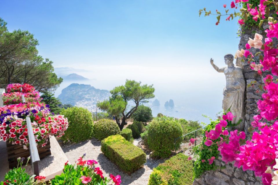 From Amalfi Coast: Capri and Anacapri Full-Day Guided Trip - Anacapri by priority minibus: Belvedere views and Monte Solaro time