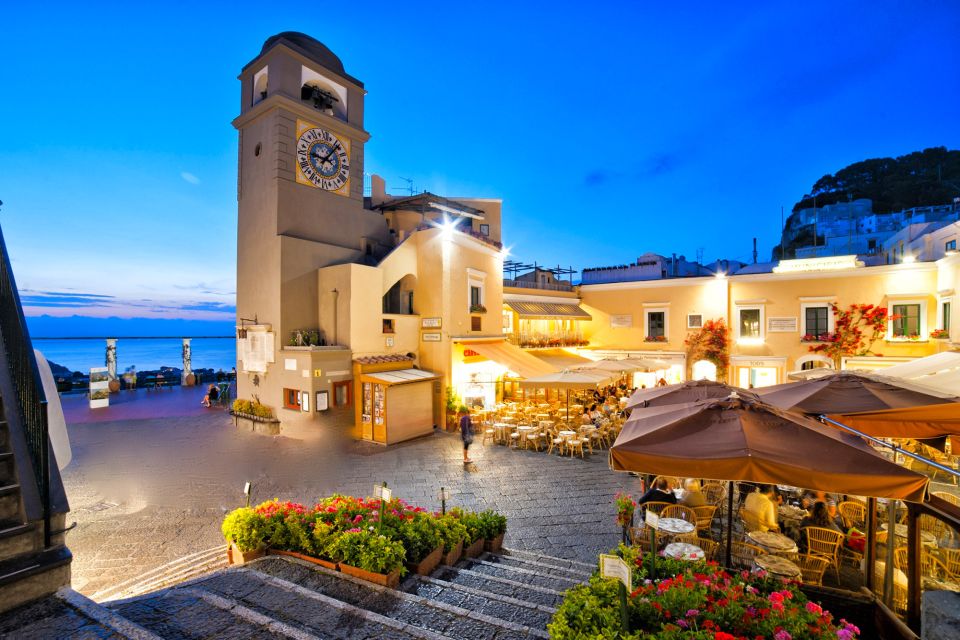 From Amalfi Coast: Capri and Anacapri Full-Day Guided Trip - Capri town walking tour: Piazzetta to Via delle Camerelle to St Giacomo