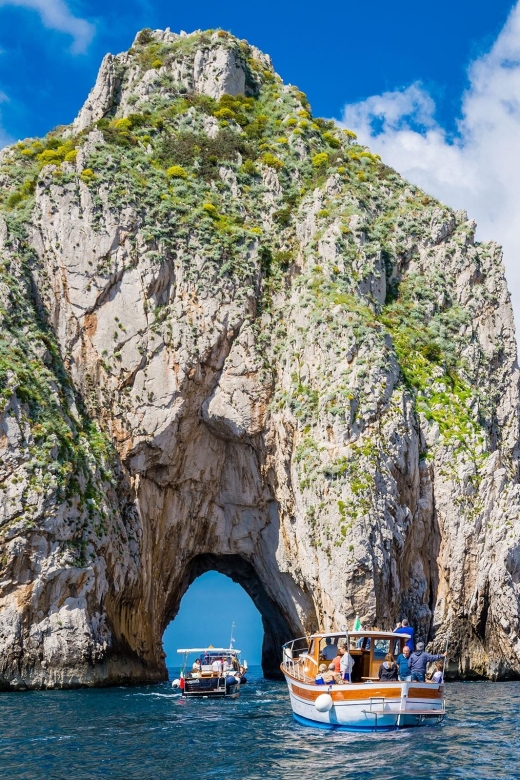 From Amalfi: Group Boat Tour to Capri with Swimming - Punta Campanella swim stop: jump in early and set the tone
