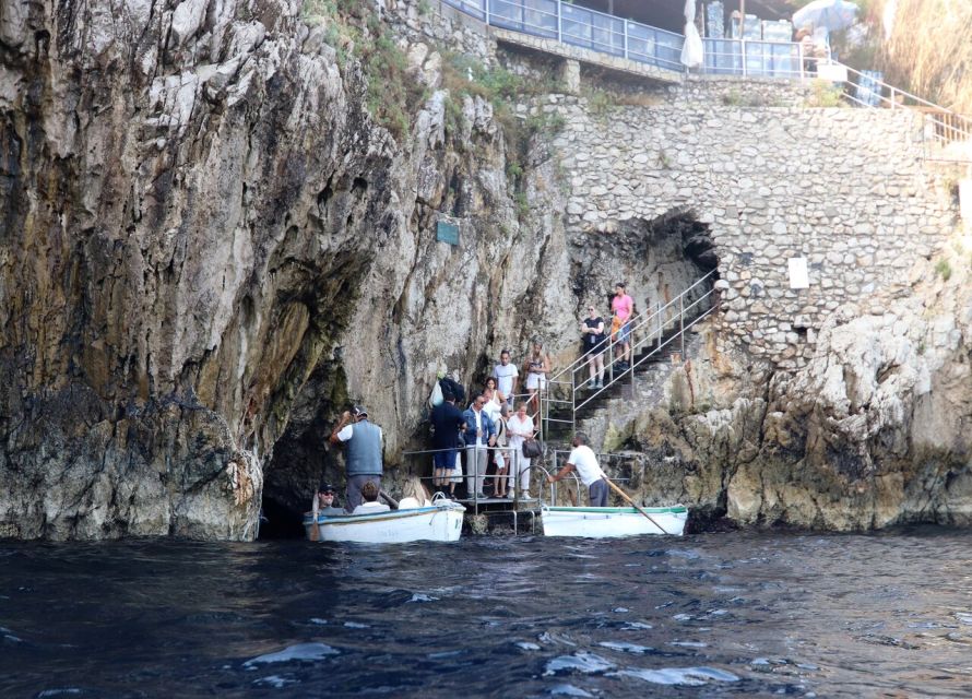 From Capri: Blue Grotto, Capri and Anacapri Guided Tour - Capri town walk: narrow streets, Via Camerelle energy, and free time that matters