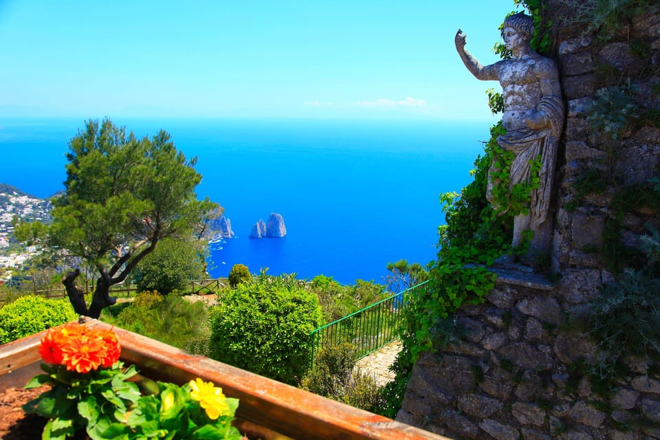 From Naples: Capri Land and Sea Small Group Tour - The shared boat ride: Faraglioni and the grottos (the big payoff)