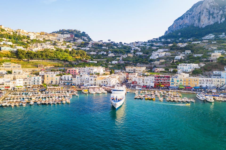 From Naples: Capri Land and Sea Small Group Tour - Mamma Mia Road to Anacapri: how the hilltop town changes the view