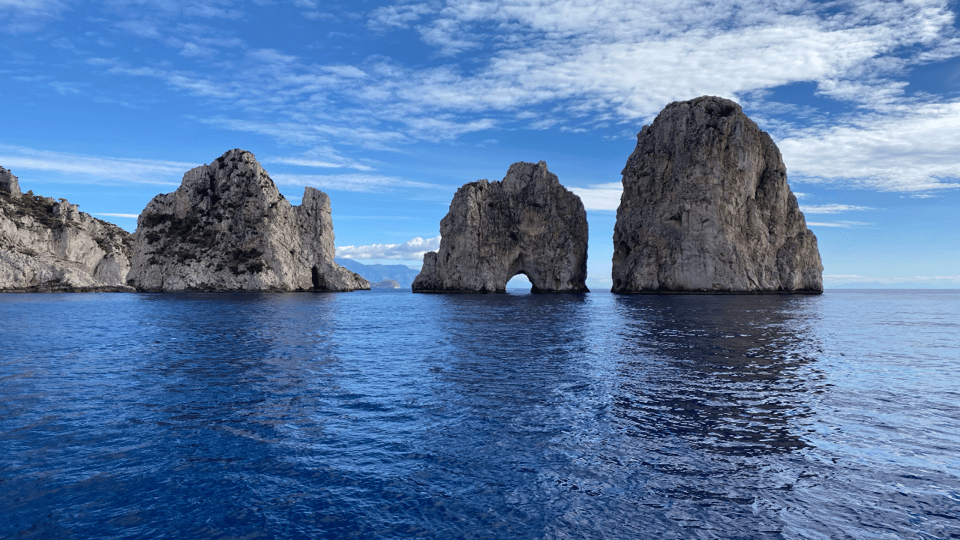 From Positano: Capri Island Group Cruise with Blue Grotto - From Faraglioni to Punta Carena: the landmarks you’ll recognize from postcards