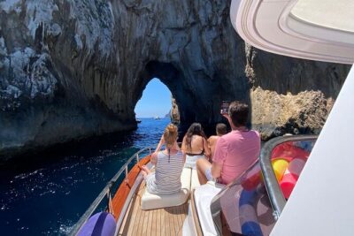 From Positano : Elite Capri Boat Day Free Bar, Brunch & City Walk - The boat route: how the day stays full without feeling rushed